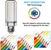 26W LED Light Bulbs, 200W Equivalent, E27, 4000K Natural White – Pack of 3