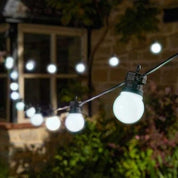 14M Outdoor Festoon Lights with Timer & Waterproof Bulbs