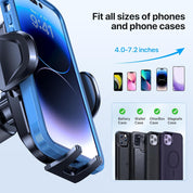 Miracase Ultra Stable Double-Hook Air Vent Car Phone Holder – Black