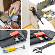 C.K Tools Complete SWA Termination Kit for Professional Electricians - Includes Armourslice Evo Armoured Cable Stripper, VDE Sheath Knife, Slim Jaw Wrench, Gland Wrench in Handy Tool Roll, CK T5992