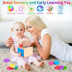 Montessori Coin Box Toy for Toddlers 1-3 Years Gift