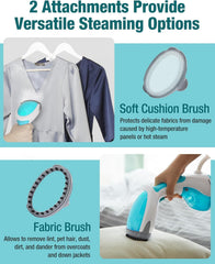 Portable Clothes Steamer 1200W Fast Heat Auto-Off