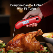 ThermoMaven F1 Turbo Red Meat Thermometer – 0.5s Instant Read, IP67 Waterproof