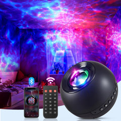 Galaxy Projector, 20 Modes, HiFi Bluetooth Speaker, 15 White Noise Sounds, Remote & Timer, for Bedroom Decor