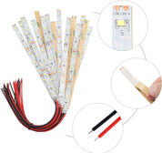 15 PCS 150mm Prewired LED Strip Lights 12V-18V Flexible White SMD