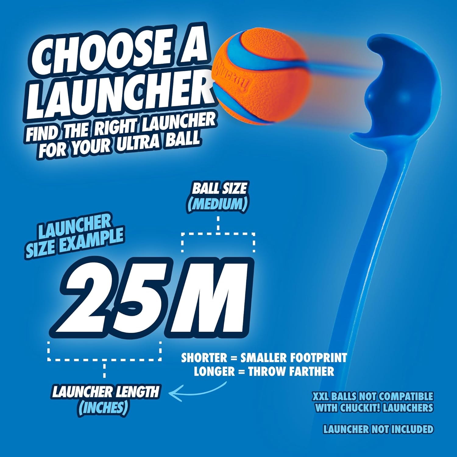 Ultra Ball Dog Toy – Durable High-Bounce Floating Rubber Ball, Launcher Compatible, 2 Pack