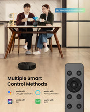 Vexilar Robot Vacuum with Mop – Self-Emptying, 6000Pa Suction, 180 Min Runtime