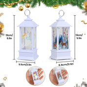 Festive tabletop Christmas lantern decorations