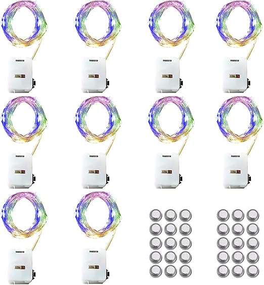 10 Pack Battery Fairy Lights – 3M, 3 Modes, Waterproof