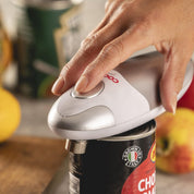 Cooks Professional Electric Can Opener – Silver, Cordless, Hands-Free