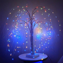 Decorative Twig Lights 20 LED Flexible Branch Lights Warm White Fairy Lights Battery Operated for Birthday Wedding Home Party Garden Decoration