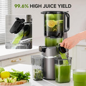 Automatic Cold Press Juicer 250W 145MM Wide Chute 2L Capacity Grey