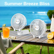 Portable Handheld Fan USB Rechargeable Mini Desk Fan