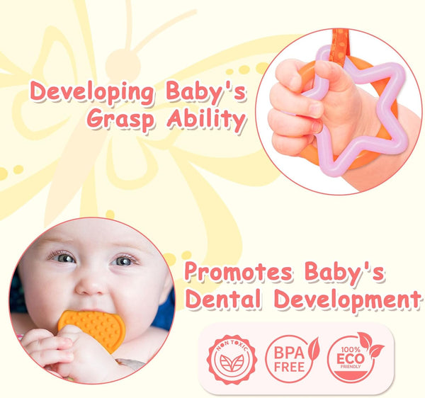 Baby Musical Sensory Butterfly Toy – Plush Rattle, Crinkle, Teether ...