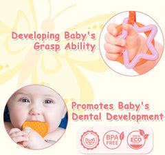 Baby Musical Sensory Butterfly Toy – Plush Rattle, Crinkle, Teether & Hanging Ring (0–12M)