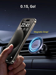 UGREEN Magnetic Car Phone Mount for iPhone 17 Pro Max – Black