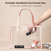 3 in 1 Foldable Handheld Mini Fan with Power Bank