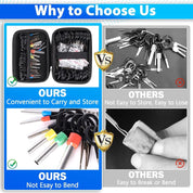 139Pcs Terminal Removal Tool Kit Depinning Set