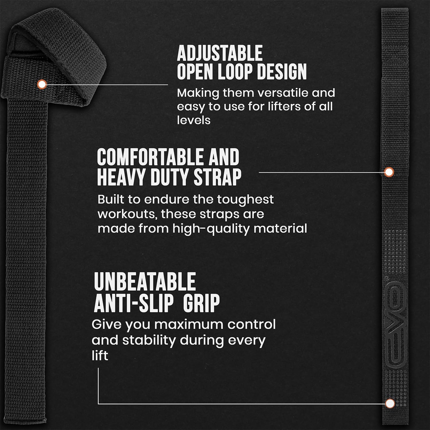 Gel Padded Weight Lifting Straps – Non-Slip Gym & Powerlifting Wrist Support