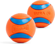 Ultra Ball Dog Toy – Durable High-Bounce Floating Rubber Ball, Launcher Compatible, 2 Pack