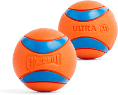 Ultra Ball Dog Toy – Durable High-Bounce Floating Rubber Ball, Launcher Compatible, 2 Pack