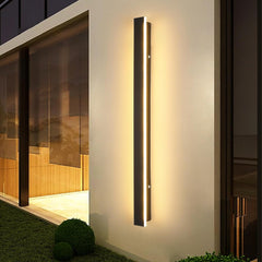 Outdoor Modern Wall Light - 60CM, 18W 1100LM Long Strip Wall Sconce with 3000K Warm White Light, IP65 Rainproof for Porch, Garden, Patio, and Garage