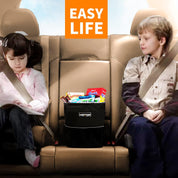 Car Trash Bin – Leak-Proof, Foldable, Waterproof with Lid, Straps & Pockets