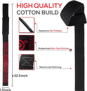 Anti-Slip Weight Lifting Straps – Gel Padded Wrist Support for Men & Women