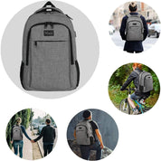 Travel Laptop Backpack 15.6" – Lightweight Anti-Theft USB Charging Work & School Bag