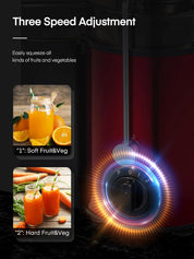Centrifugal Juicer Extractor 900W 3 Speed Wide Chute Easy Clean