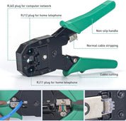 12-in-1 Network Tool Kit with Crimping & Tester Tools
