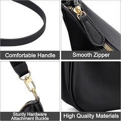 Retro Shoulder Bag for Women – Cute Hobo Handbag & Underarm Clutch Purse