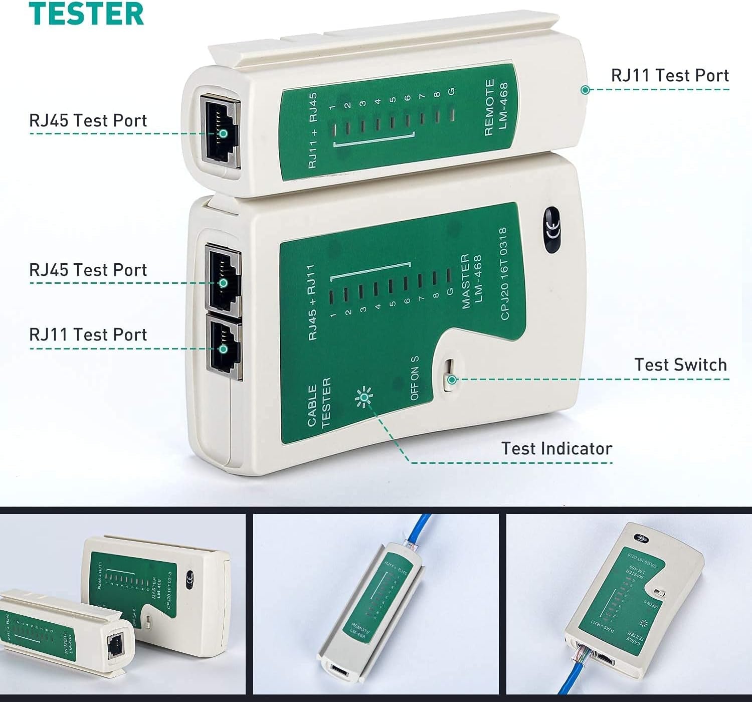 12-in-1 Network Tool Kit with Crimping & Tester Tools