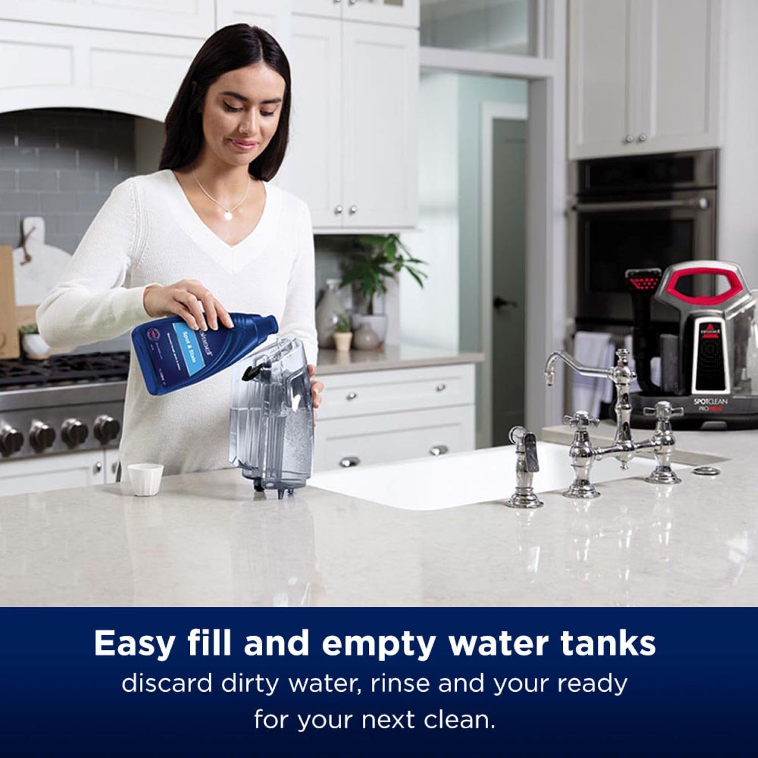 BISSELL SpotClean ProHeat Portable Carpet Cleaner 330W