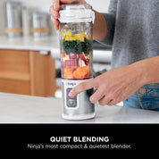 Blast Portable Blender 530ml – Rechargeable Cordless Mini Blender with Leakproof Lid, Sip Spout, Ice & Fruit Smoothies – White
