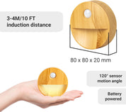 Motion Sensor Night Lights Pack of 3 Battery Powered LED for Home
