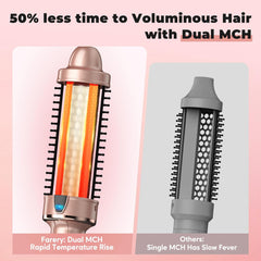 Heated Brush & Comb with Wet/Dry Modes – 3 Temps for Smooth, Voluminous Hair