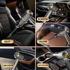 Portable Car Vacuum Cleaner 25000PA – Cordless Mini Handheld
