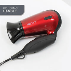 1200W Travel Hair Dryer – Folding Handle, Dual Voltage, Compact & Light