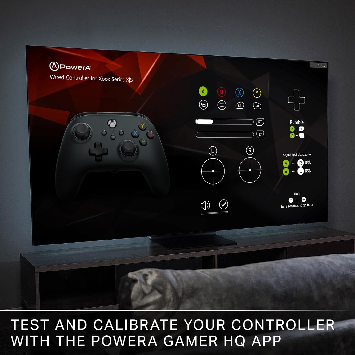 PowerA Wired Controller for Xbox Series , Xbox One & PC – Dual Rumble, 10ft USB Cable