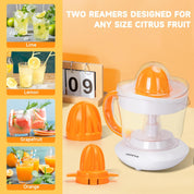 Electric Citrus Juicer 40W Two-Way Rotation BPA-Free 0.7L Whiteg