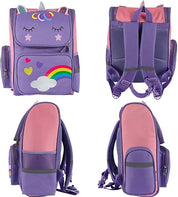 Cute Unicorn School Backpack  Kids Bookbag for Girls & Elementary Students