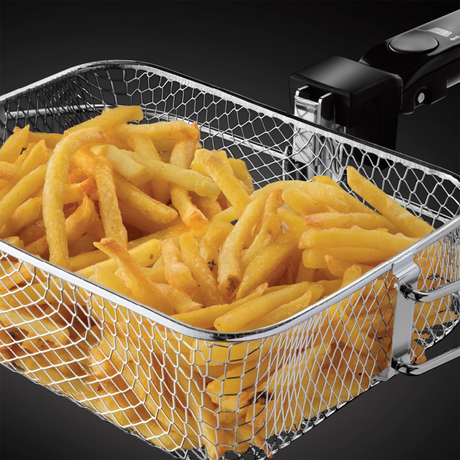 Electric Deep Fat Fryer – 2.5L Capacity, Adjustable Thermostat, Non-Stick Pan, Odour Filter, 1800W, Large Window