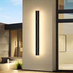 Outdoor Modern Wall Light - 60CM, 18W 1100LM Long Strip Wall Sconce with 3000K Warm White Light, IP65 Rainproof for Porch, Garden, Patio, and Garage