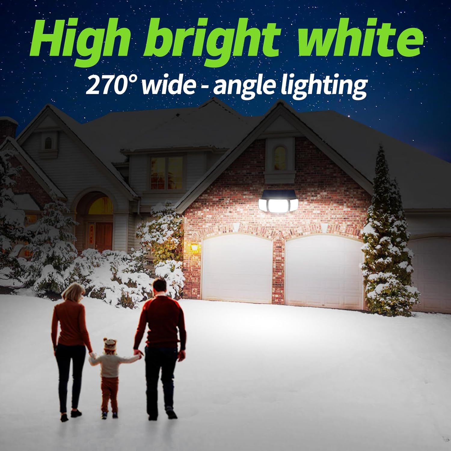 Wide Angle Motion Sensor Light