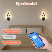 Smart LED Wall Light - App & Remote Control with Voice Control & Timer