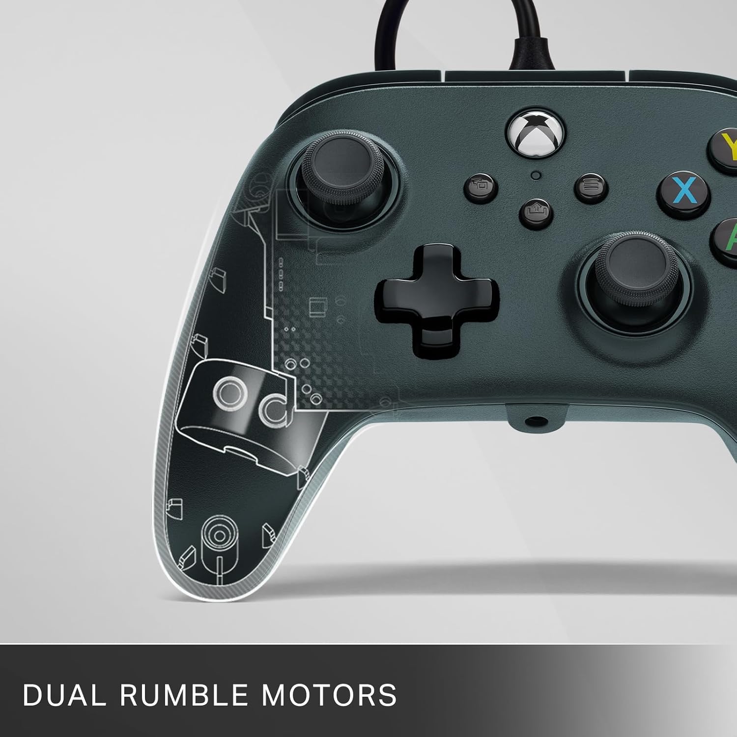 PowerA Wired Controller for Xbox Series , Xbox One & PC – Dual Rumble, 10ft USB Cable