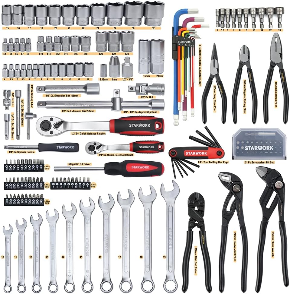 169-Piece Metric Mechanics Tool Set