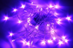 Battery Operated Blue 40 LED Fairy Light String Wedding Party Xmas Decorations(Blue)