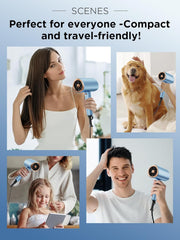 Professional 2000W Ionic Hair Dryer with Diffuser, Cool Shot & Styling Combs